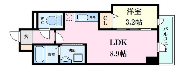 Park Grande 蕃山の物件間取画像